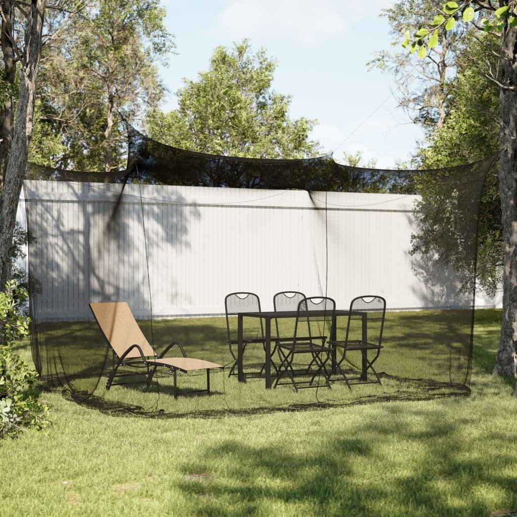 vidaXL vidaXL Moskitiera, wewnętrzna/zewnętrzna, czarna, 300x300x250 cm