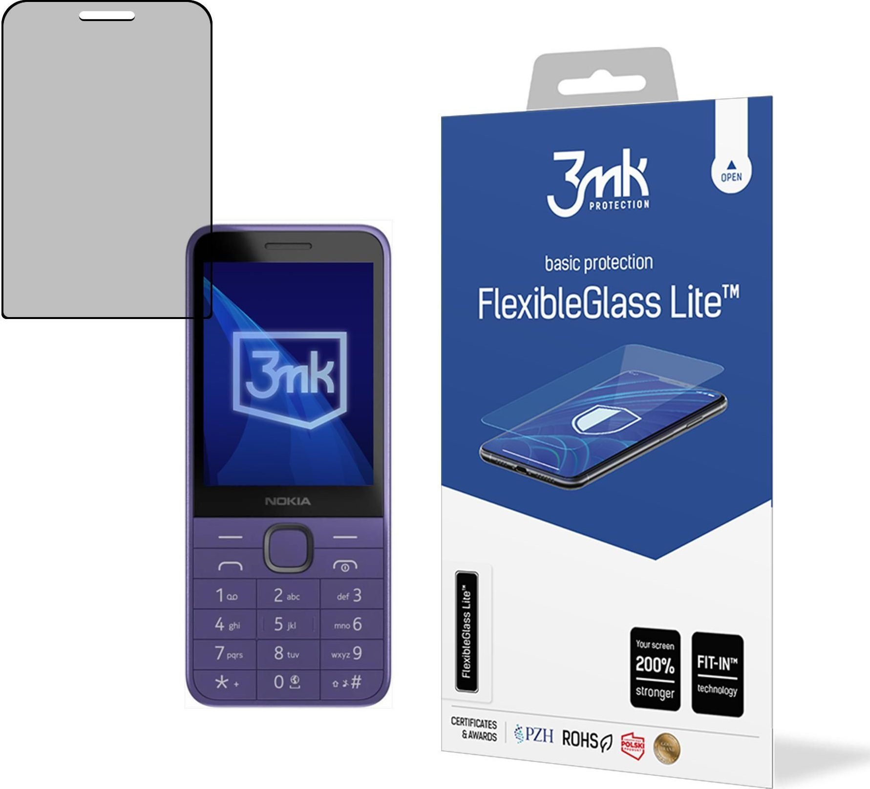 3MK FlexibleGlass Lite do Nokia 235 4G / 215 4G
