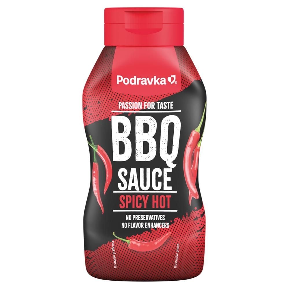 Podravka Średnio pikantny sos barbecue z chili 345 g