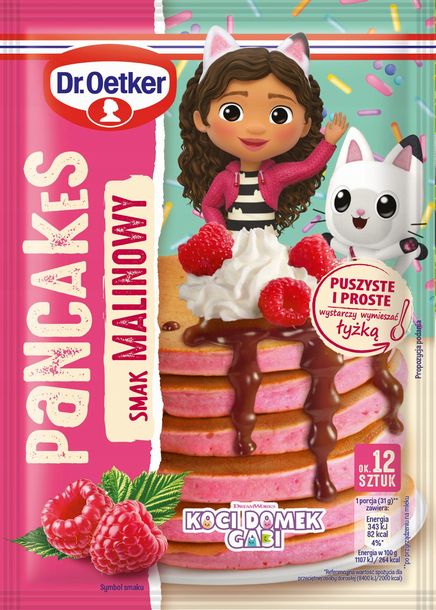 Dr. Oetker Pancakes smak malinowy 165 g