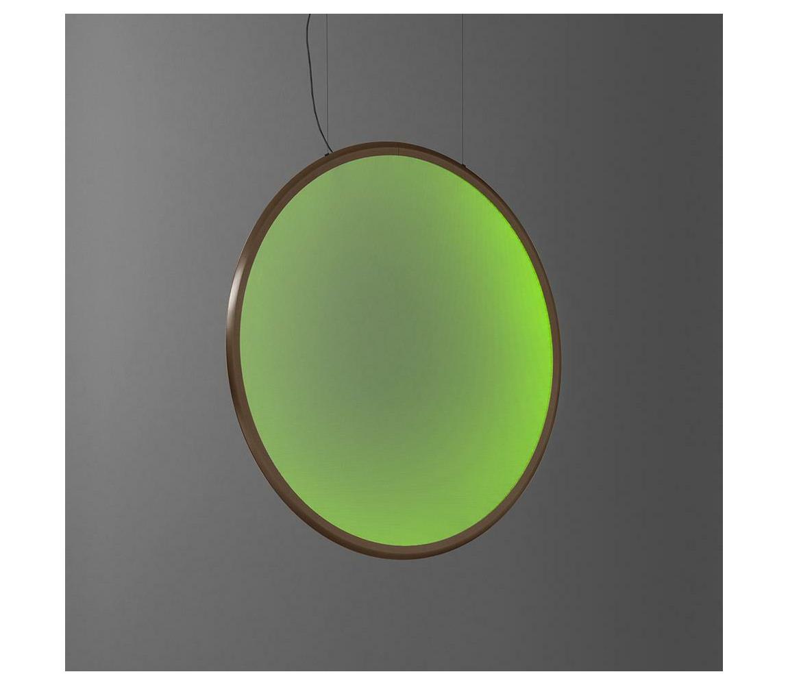 Artemide 1993360APP-LED RGBW Ściemnialny żyrandol na lince DISCOVERY LED/59W/230V brąz