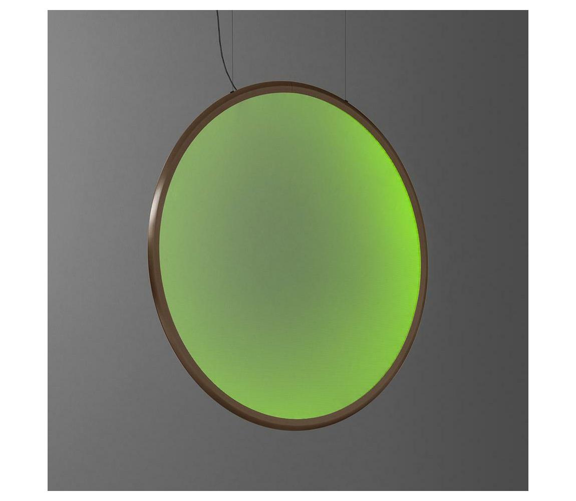 Artemide 1994360APP-LED RGBW Ściemnialny żyrandol na lince DISCOVERY LED/79W/230V brąz