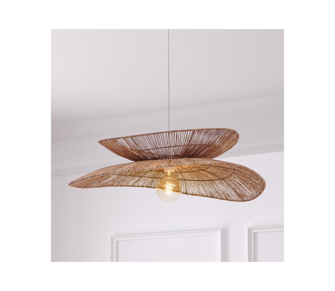 Atmosphera - Żyrandol na lince ALARA 1xE27/40W/230V juta