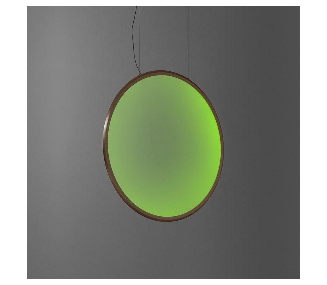 Artemide 1992360APP-LED RGBW Ściemnialny żyrandol na lince DISCOVERY LED/42W/230V brąz
