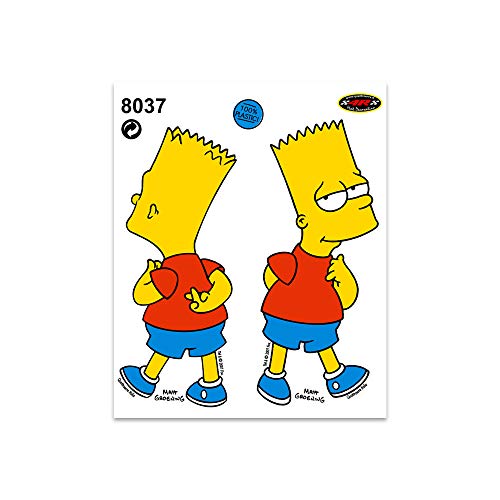Naklejki Simpson Bart, 14 x 16 cm