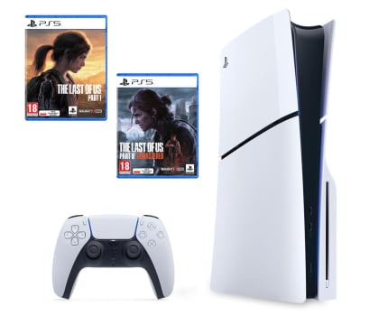 Sony PlayStation 5 Slim + The Last of Us Part I / II
