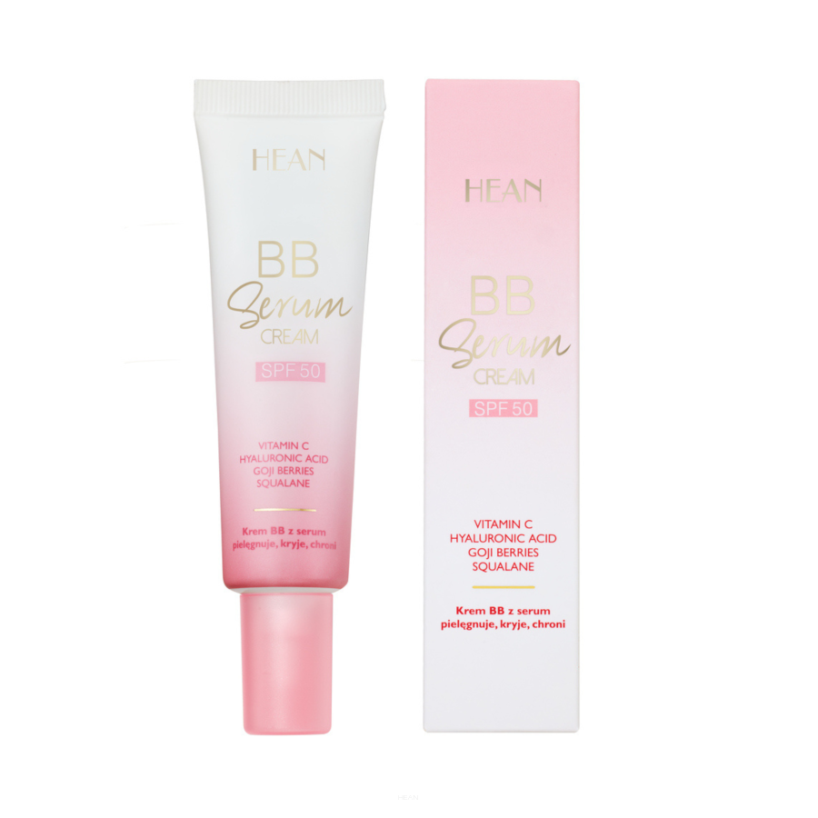 HEAN Rozświetlający Krem BB z Serum i SPF50 03 Medium