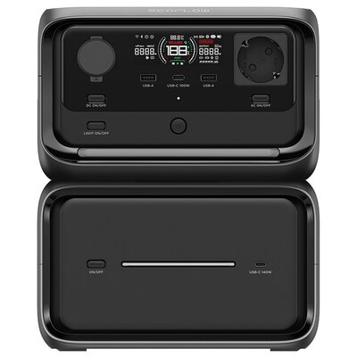 Stacja zasilania ECOFLOW River 3 Max Plus 856 Wh Bank energii