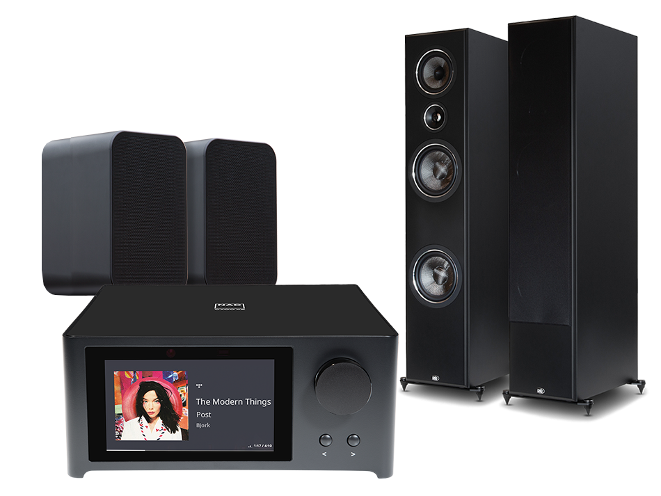 NAD C 700 V2 (czarny) + Imagine T54 (czarny) + Pulse Flex 2i (czarny)