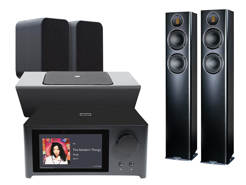 NAD C 700 V2 + Carina FS247.4 + PULSE SUB+ + PULSE FLEX 2i