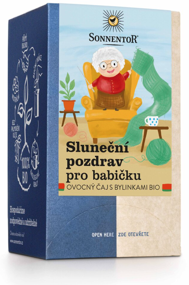 Sonnentor - Powitanie Słońca dla Babci, herbata w torebkach, ekologiczna, 18 szt.