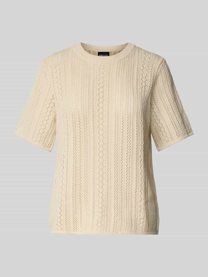 T-shirt o kroju regular fit z dzianiny z czystej bawełny