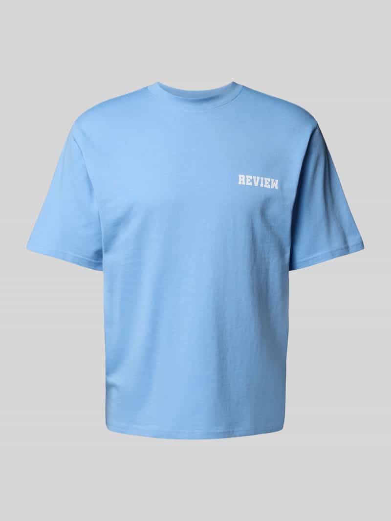 T-shirt o kroju regular fit z mieszanki bawełny i wiskozy