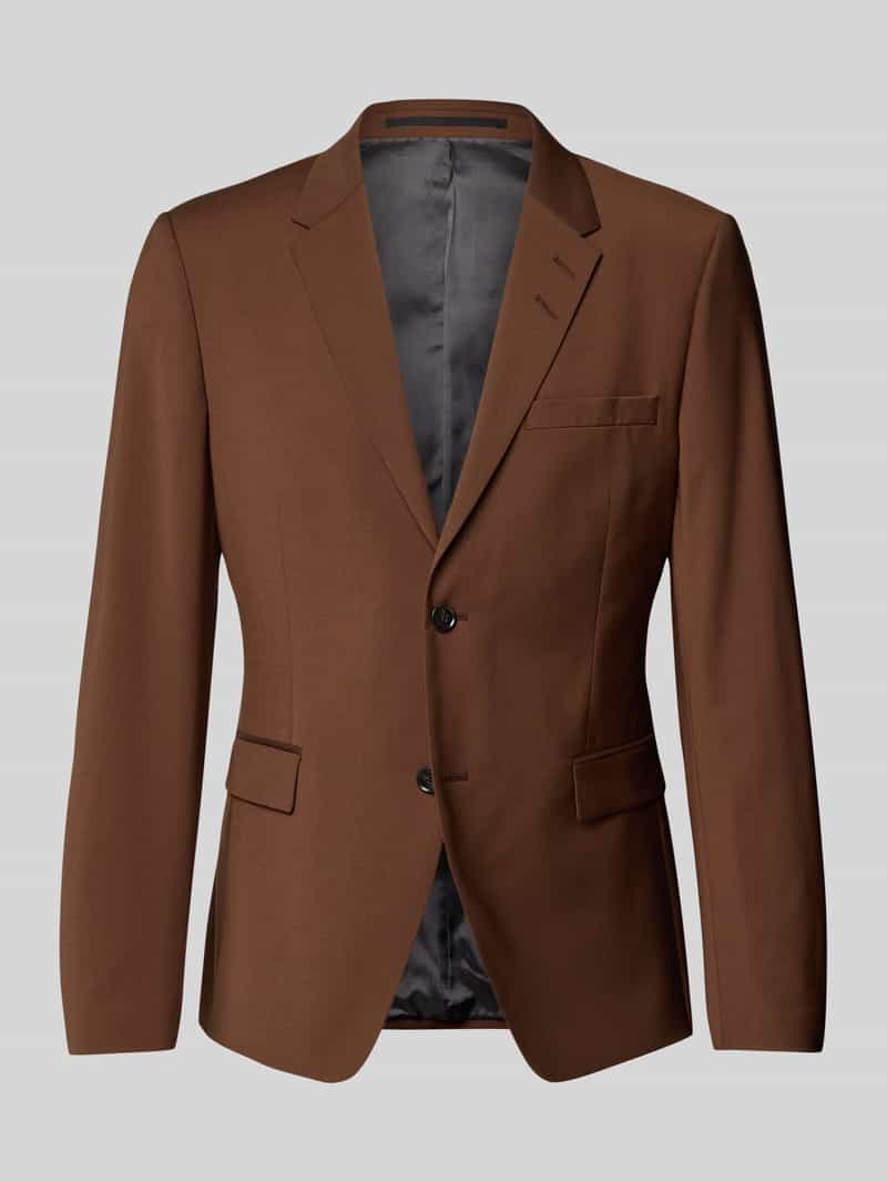 Marynarka na dwa guziki o kroju slim fit z kieszeniami z patką model ‘Jamie’