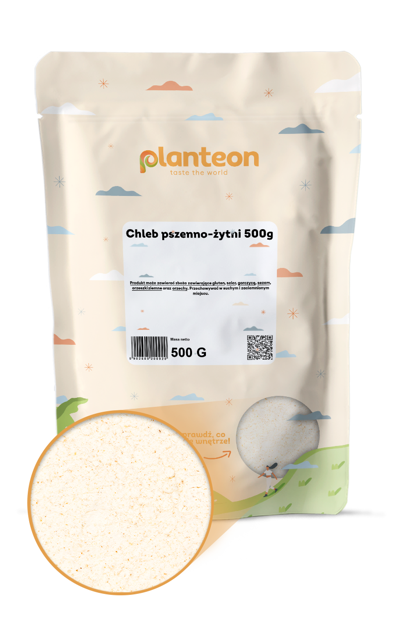 Chleb pszenno-żytni (mieszanka do wypieku) 500g