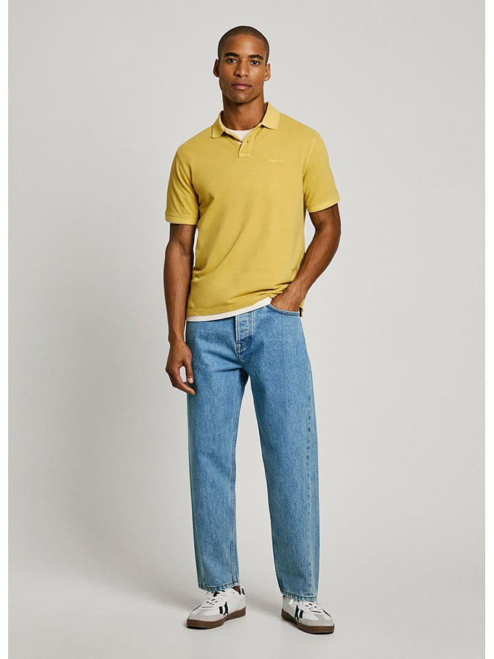 Pepe Jeans Koszulka polo w kolorze żółtym