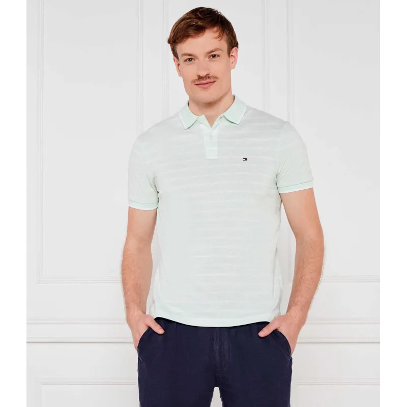Tommy Hilfiger Polo | Regular Fit | z dodatkiem lnu