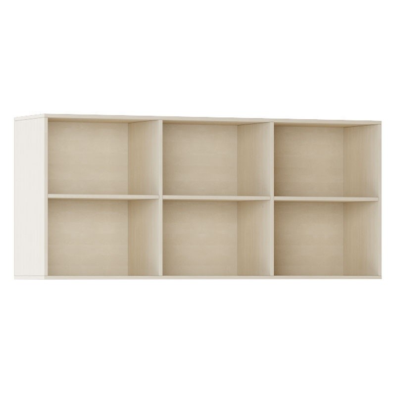 Biblioteka INTEGRO z półkami, wyższa, 835 x 1750 x 400 mm, 6 półek, brzoza