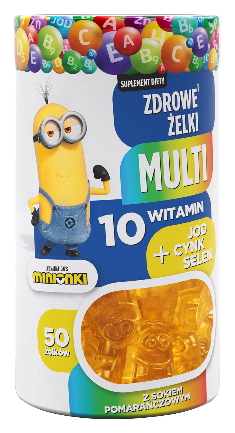Minionki Multi Zdrowie żelki witaminowe dla dzieci od 4 r.ż.