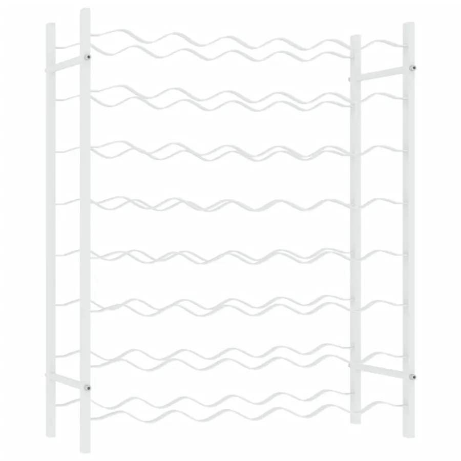 Biały regał na buteleki wina Z7-D73