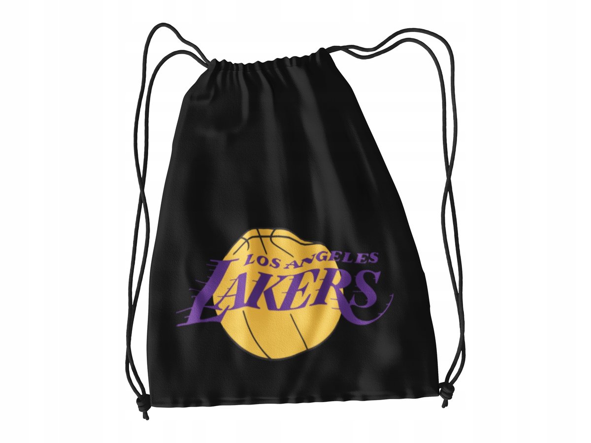 WOREK DO SZKOŁY WF/BUTY LOS ANGELES LAKERS + IMIĘ