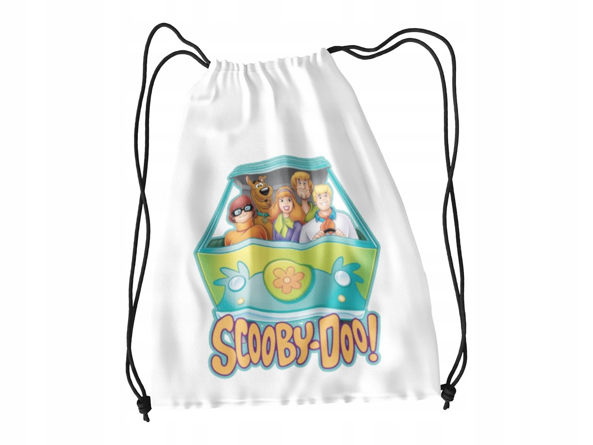 WOREK DO SZKOŁY WF/BUTY SCOOBY DOO + IMIĘ