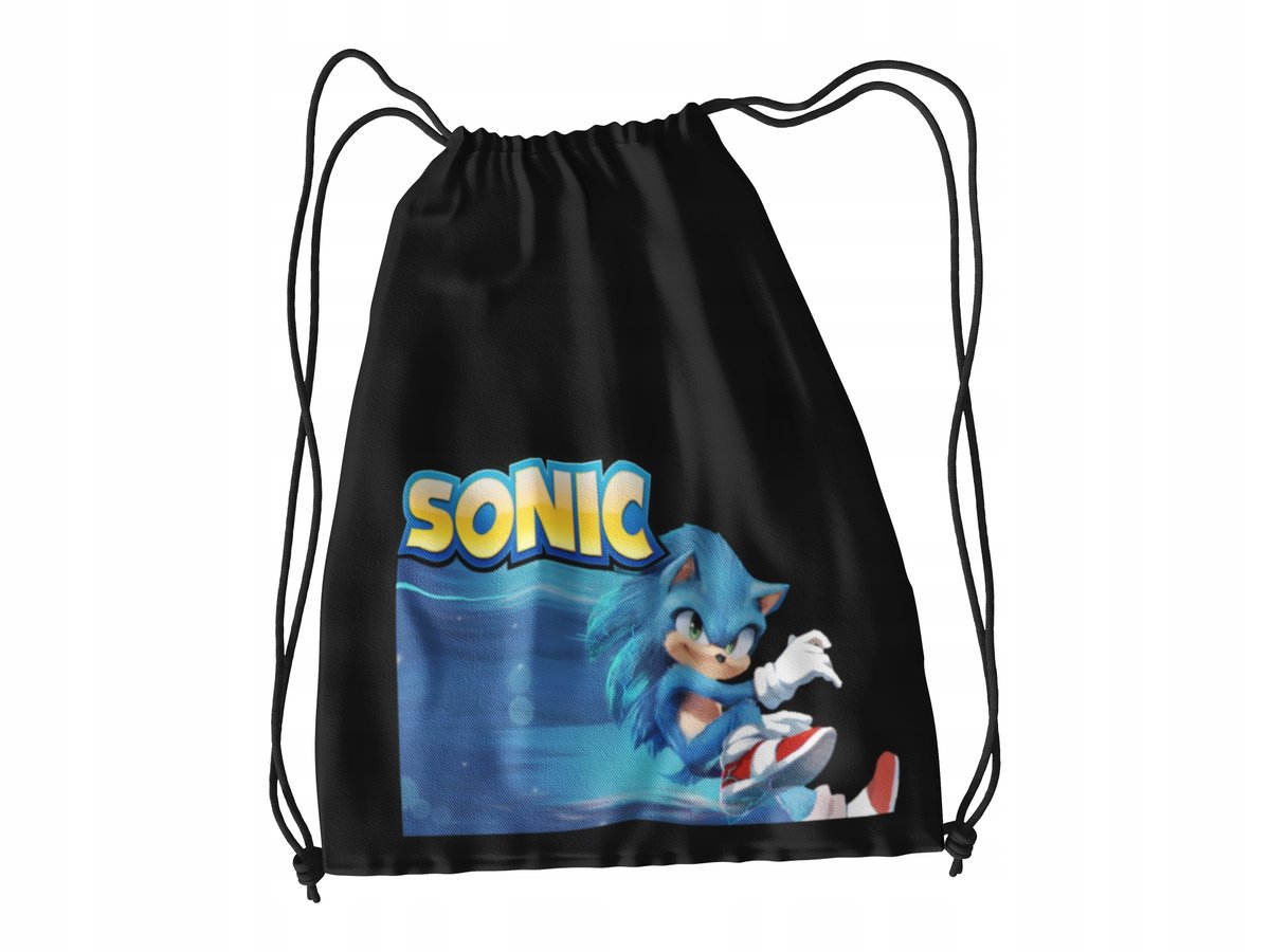 WOREK DO SZKOŁY WF/BUTY SONIC+ IMIĘ