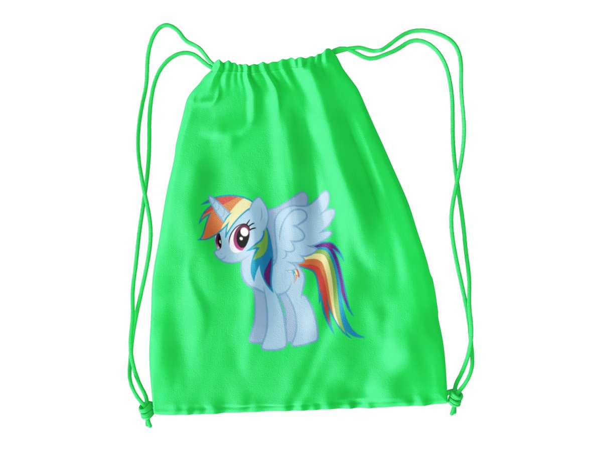 WOREK DO SZKOŁY WF/BUTY MY LITTLE PONNY + IMIĘ