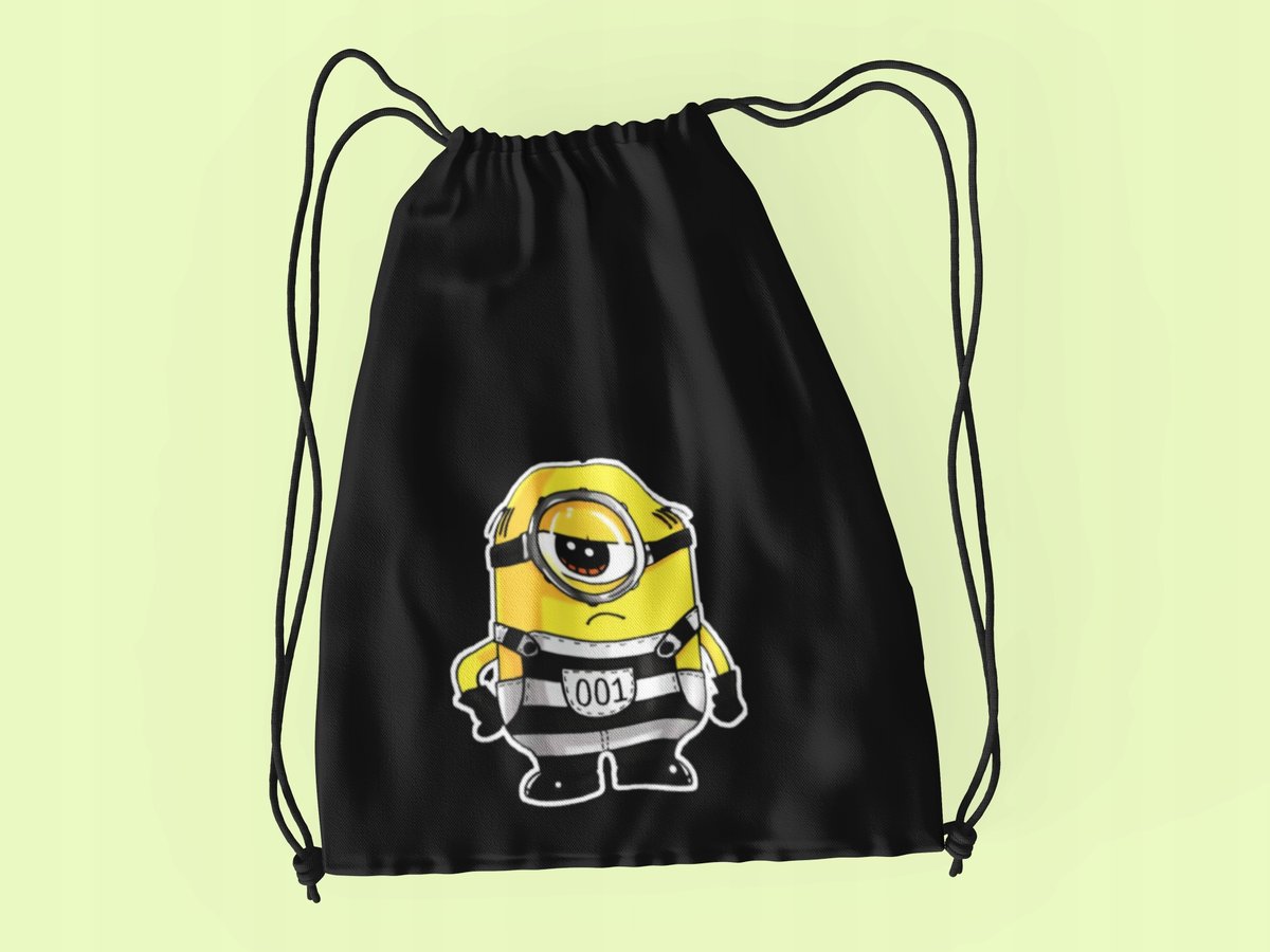 Worek Do Szkoły Wf/Buty Minionki + Imię