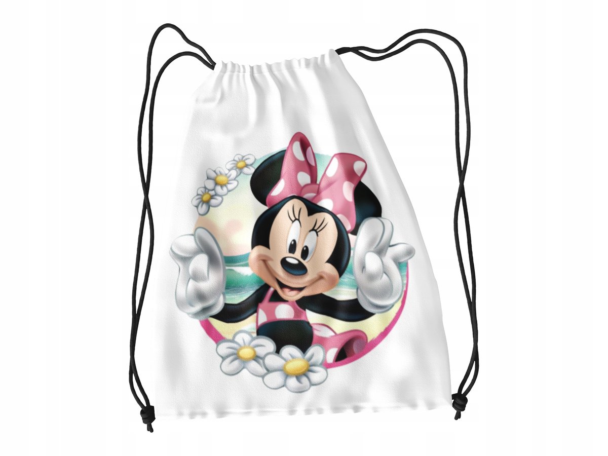 Worek Do Szkoły Wf/Buty Myszka Minnie + Imię