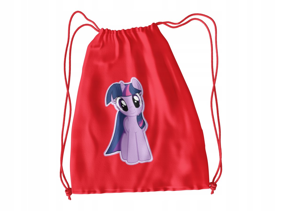 WOREK DO SZKOŁY WF/BUTY MY LITTLE PONNY + IMIĘ