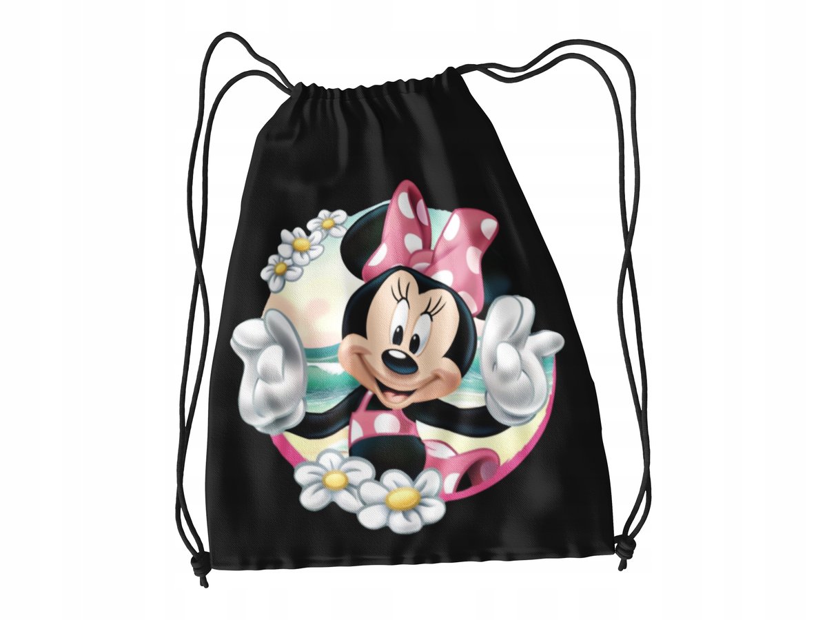 WOREK DO SZKOŁY WF/BUTY MYSZKA MINNIE + IMIĘ