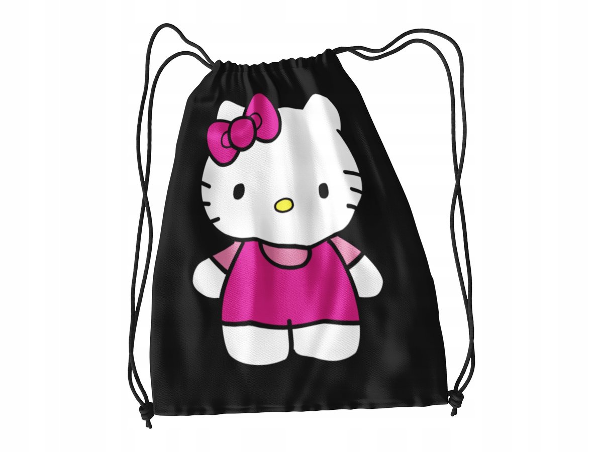 WOREK DO SZKOŁY WF/ BUTY HELLO KITTY+ IMIĘ