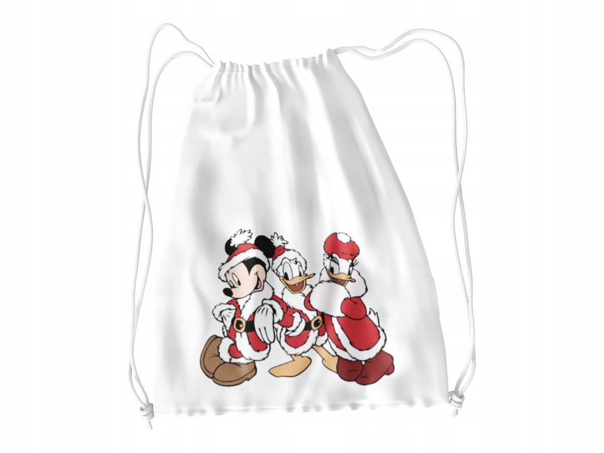 WOREK DO SZKOŁY WF/BUTY MYSZKA MIKI + IMIĘ