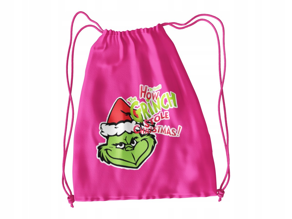 Worek Do Szkoły Wf/Buty Grinch + Imię