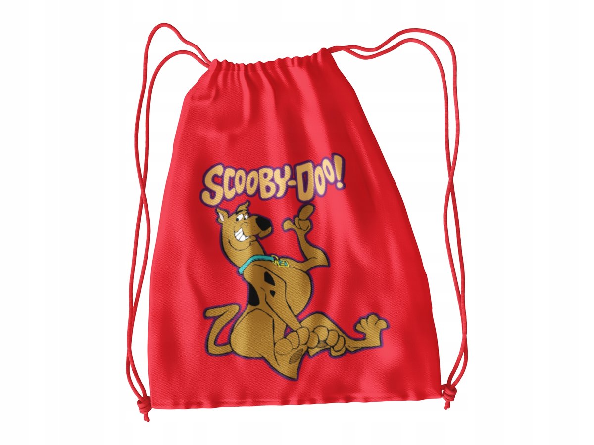 WOREK DO SZKOŁY WF/BUTY SCOOBY DOO + IMIĘ