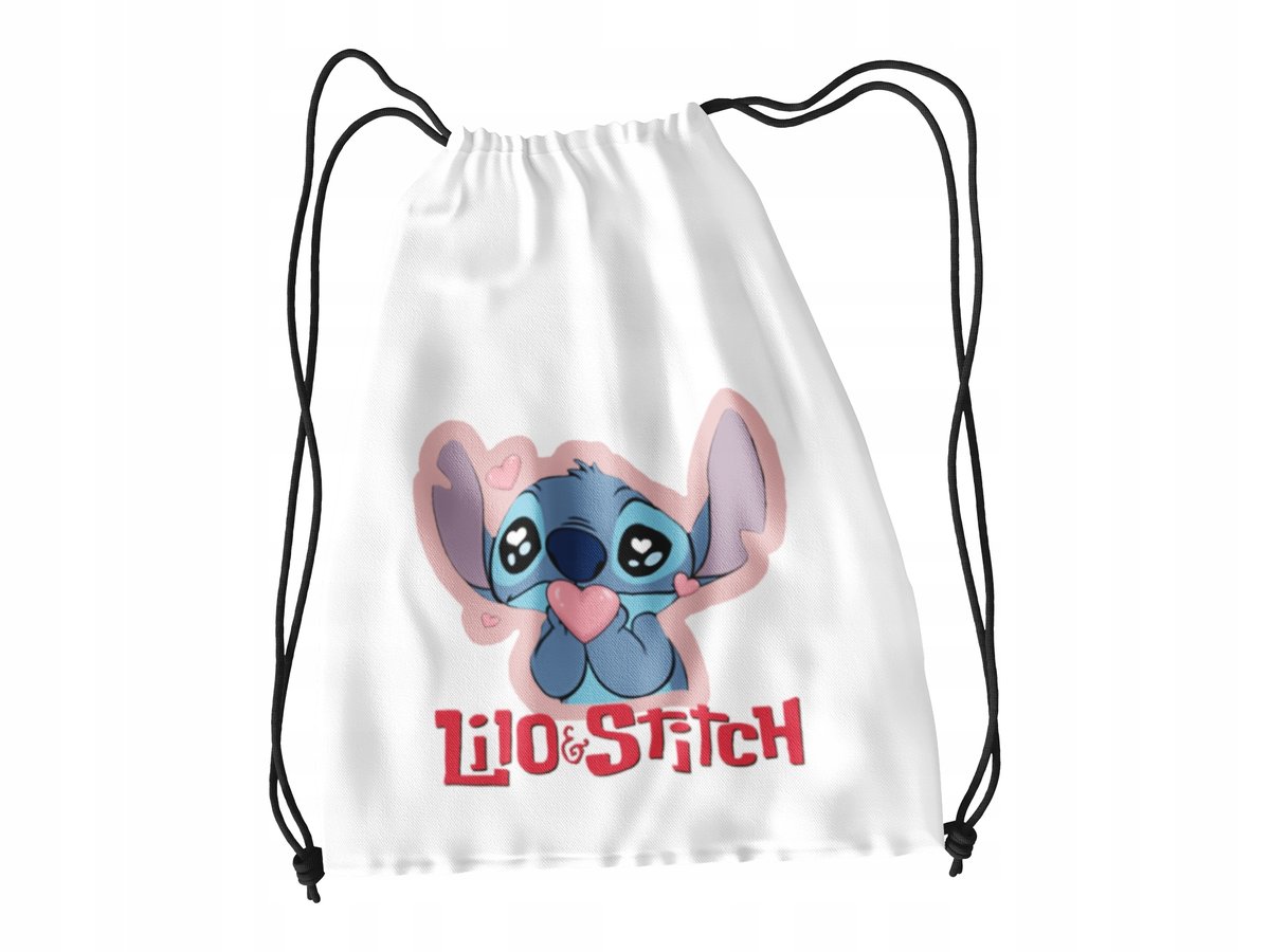 WOREK DO SZKOŁY WF/BUTY STITCH + IMIĘ