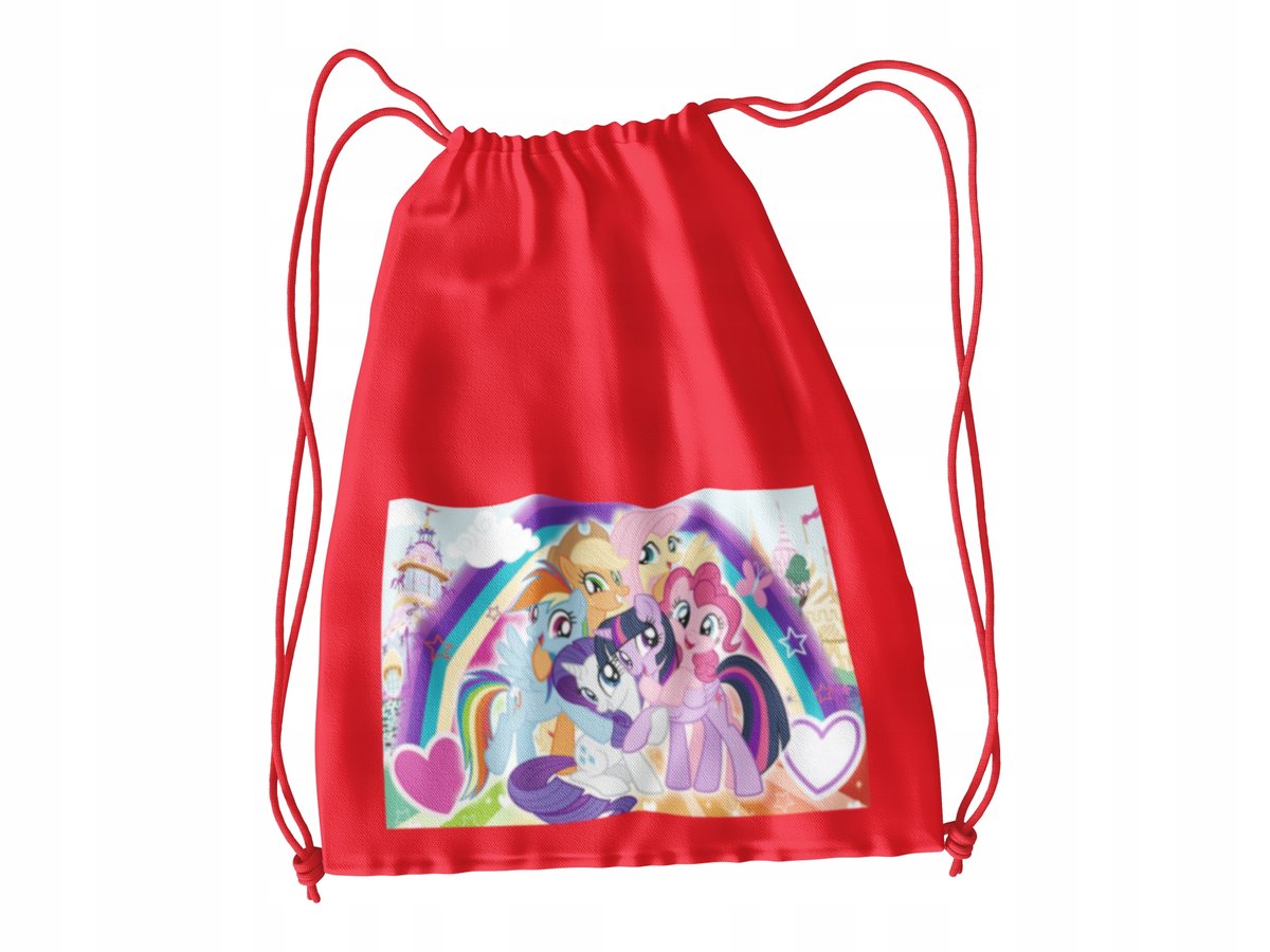 WOREK DO SZKOŁY WF/BUTY MY LITTLE PONNY + IMIĘ