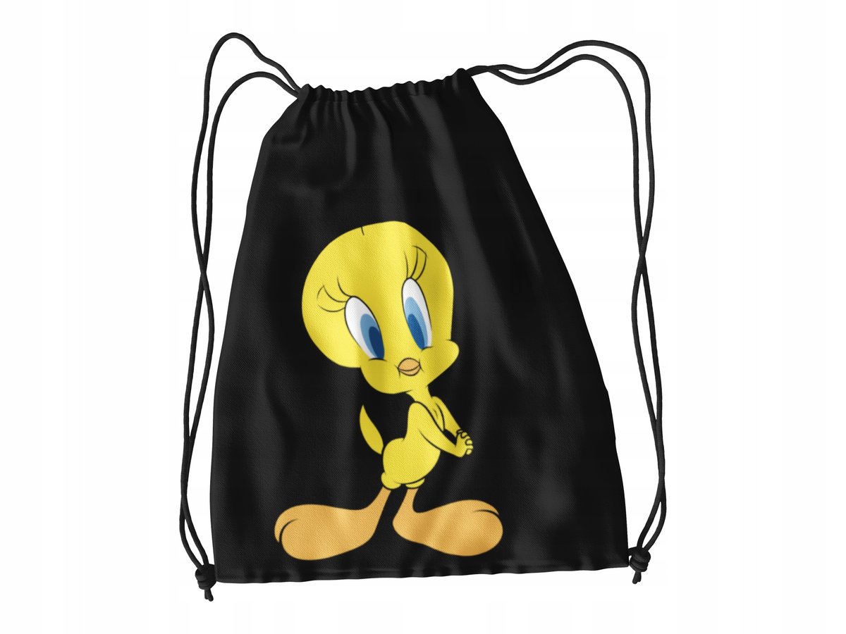 WOREK DO SZKOŁY WF/BUTY TWEETY PTASZEK + IMIĘ