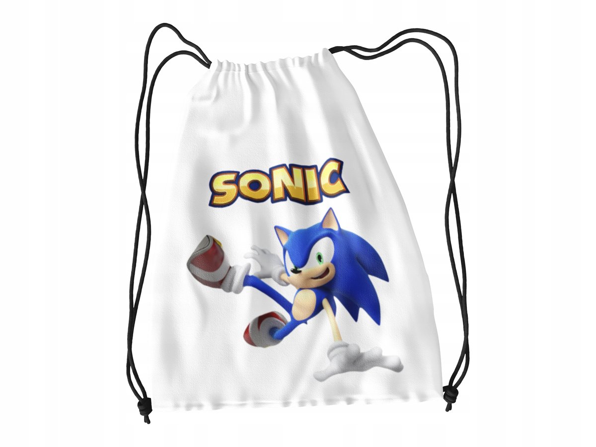 WOREK DO SZKOŁY WF/BUTY SONIC+ IMIĘ