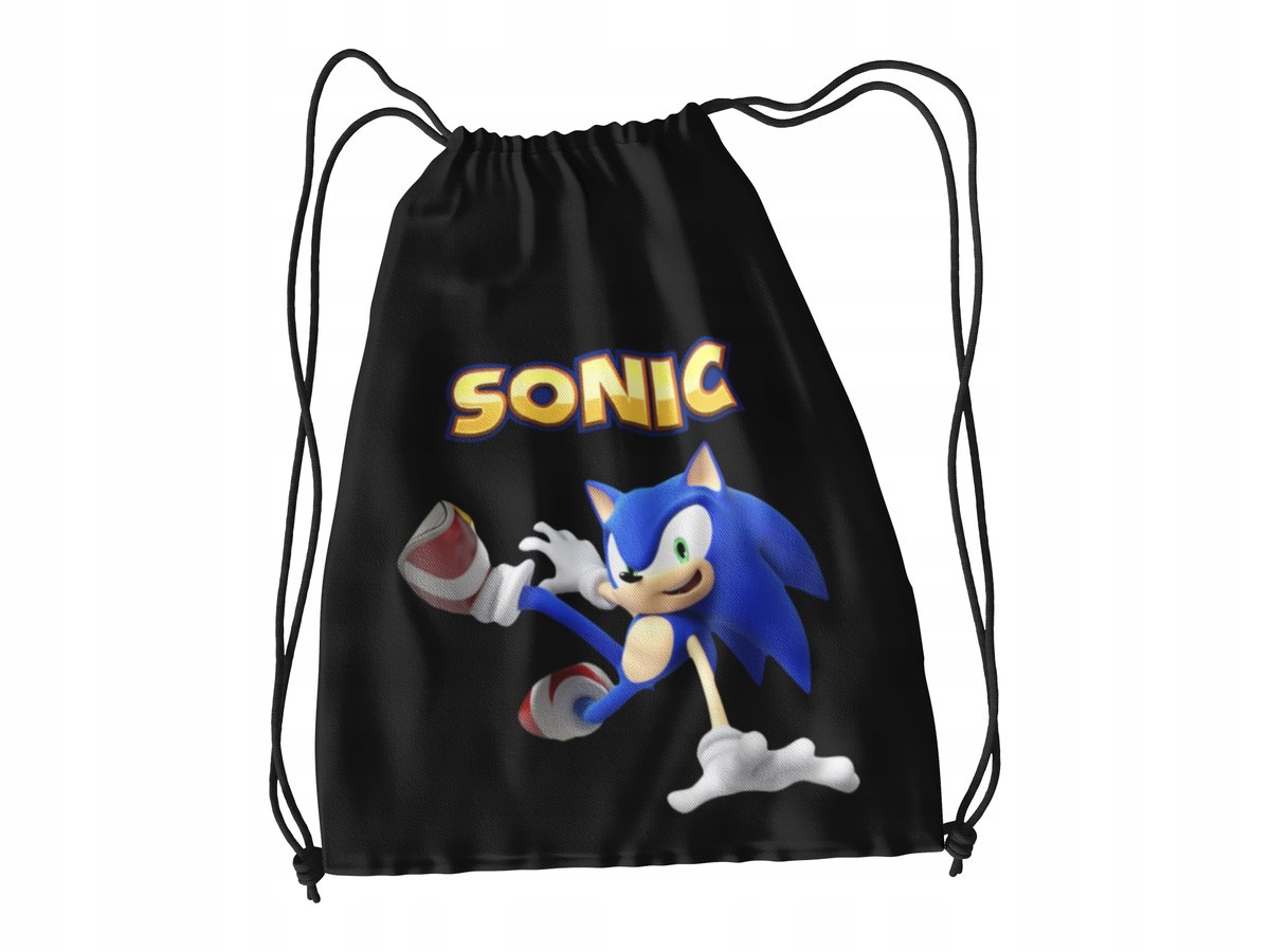 WOREK DO SZKOŁY WF/BUTY SONIC+ IMIĘ