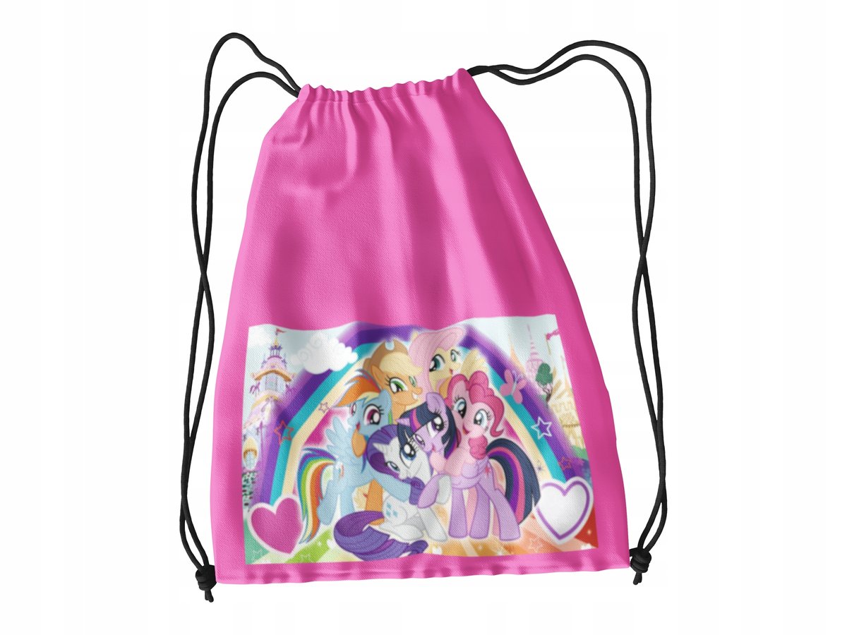 WOREK DO SZKOŁY WF/BUTY MY LITTLE PONNY + IMIĘ