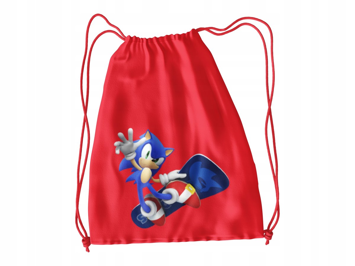 WOREK DO SZKOŁY WF/BUTY SONIC+ IMIĘ