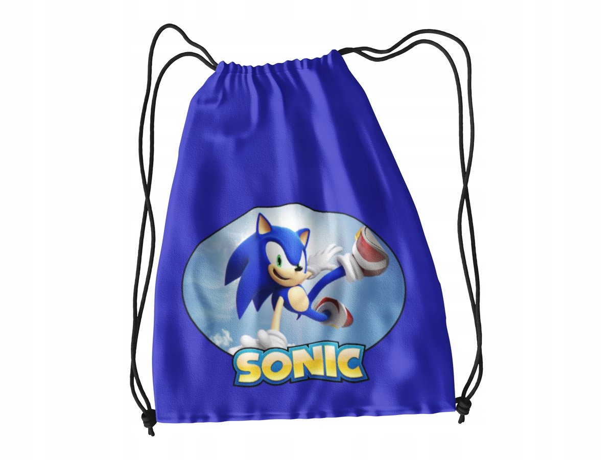 WOREK DO SZKOŁY WF/BUTY SONIC+ IMIĘ