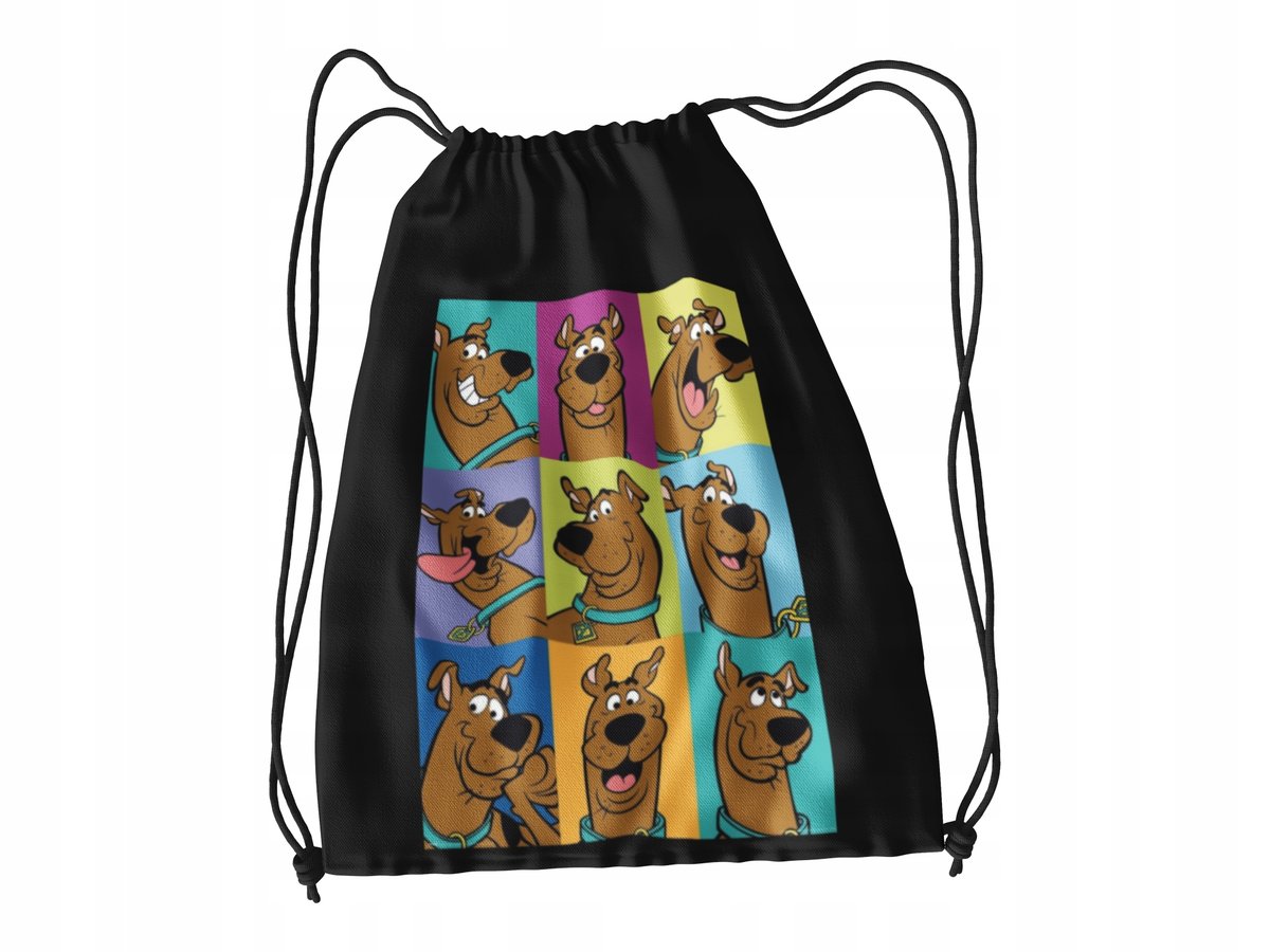 WOREK DO SZKOŁY WF/BUTY SCOOBY DOO + IMIĘ