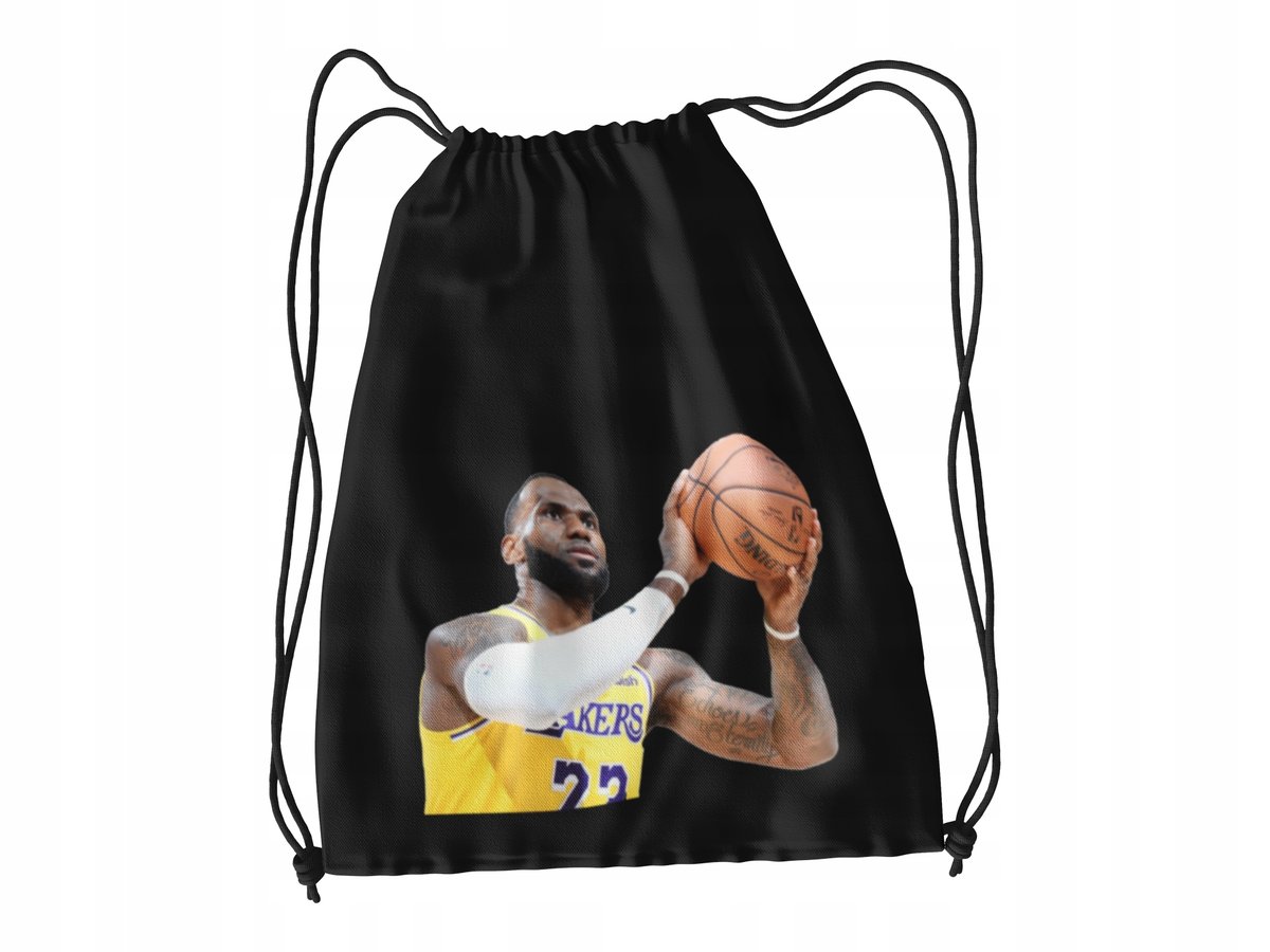 WOREK DO SZKOŁY WF/BUTY LEBRON JAMES NBA + IMIĘ