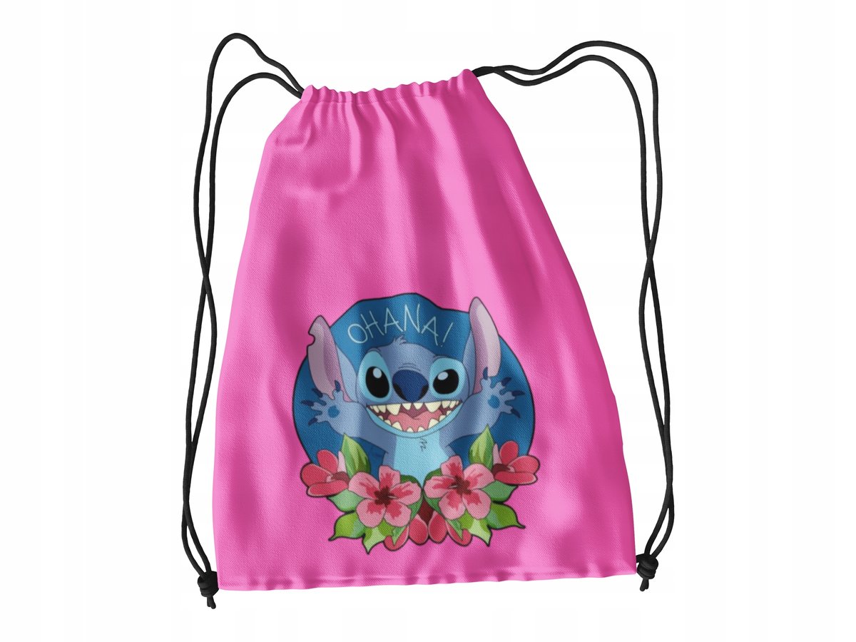WOREK DO SZKOŁY WF/BUTY STITCH + IMIĘ