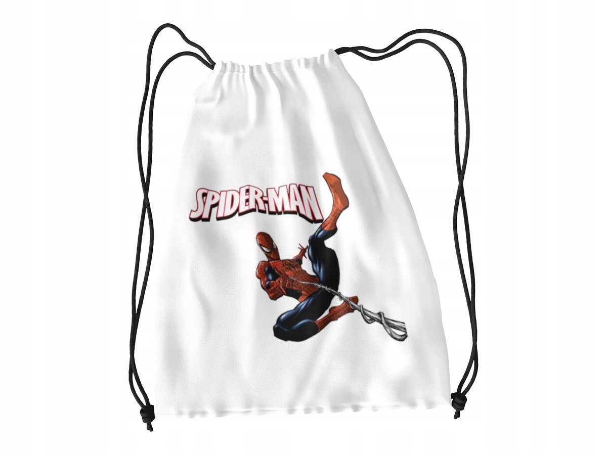 WOREK DO SZKOŁY WF/BUTY SPIDERMAN + IMIĘ