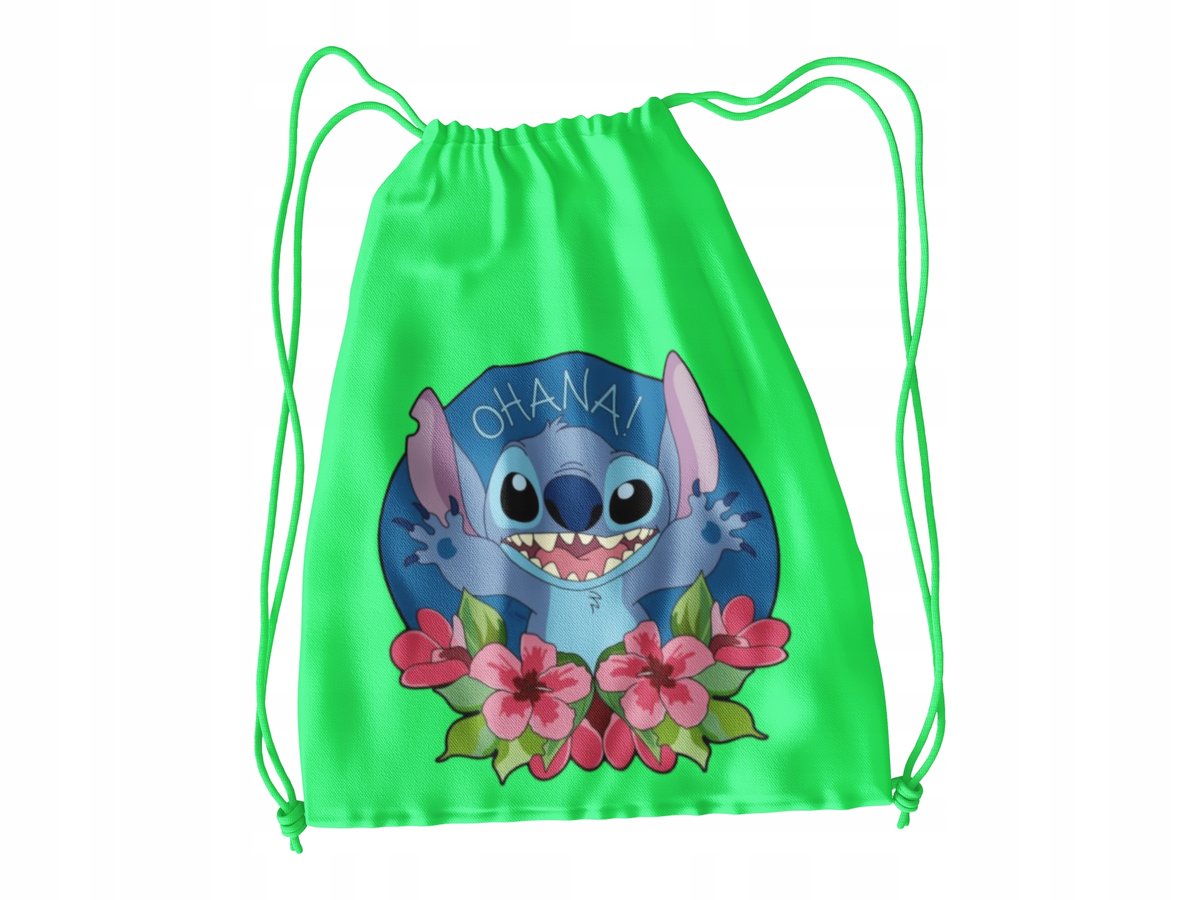 WOREK DO SZKOŁY WF/BUTY STITCH + IMIĘ