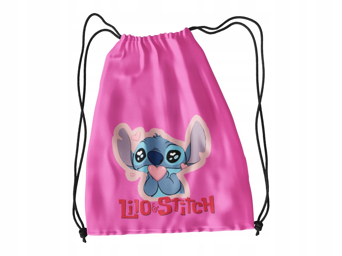 WOREK DO SZKOŁY WF/BUTY STITCH + IMIĘ